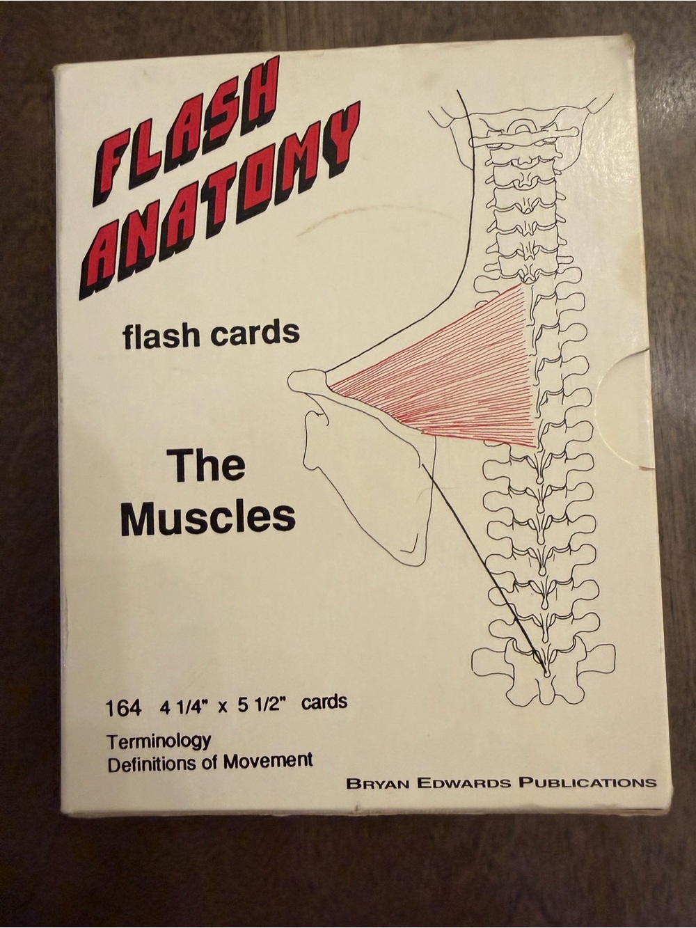 Flash Anatomy Flash Cards - The Muscles